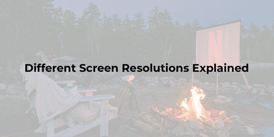 projector screen resolutions