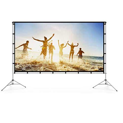 Portable projector screen