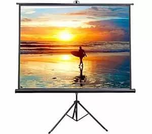 Portable projector screen