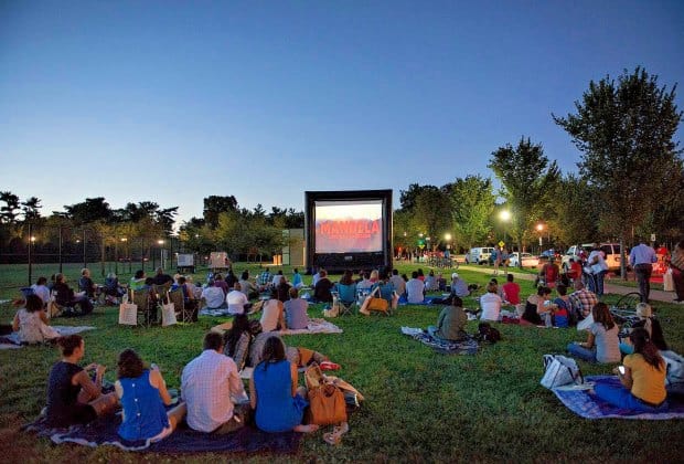 Outdoor movie theater