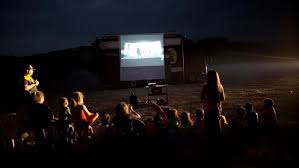 Outdoor movie theater