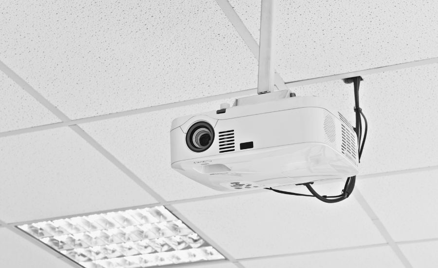 how to mount a projector without drilling
